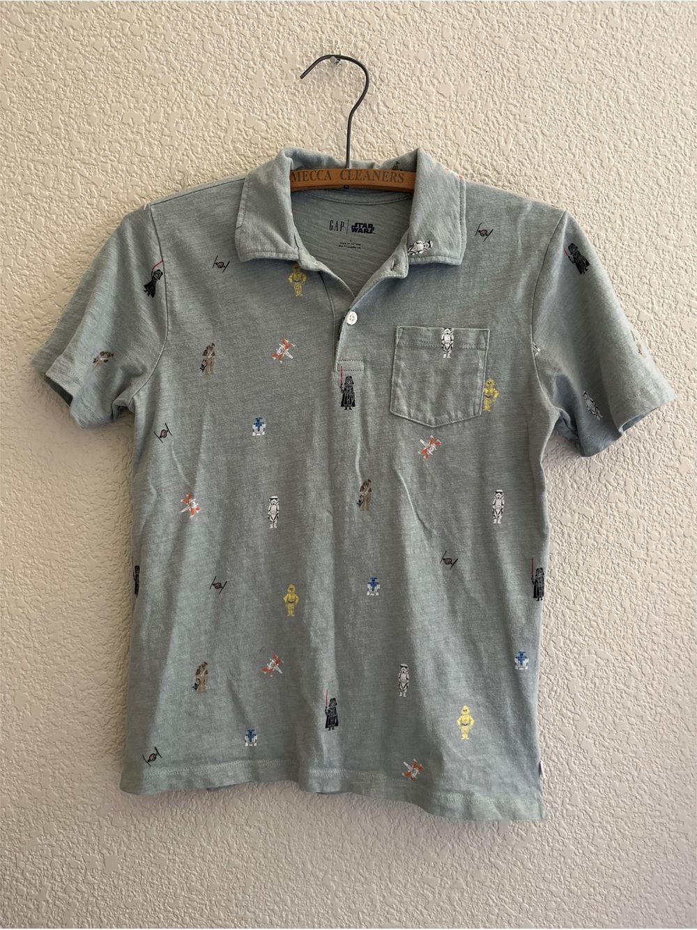 Gap Star Wars Polo Shirt Kids Size Large